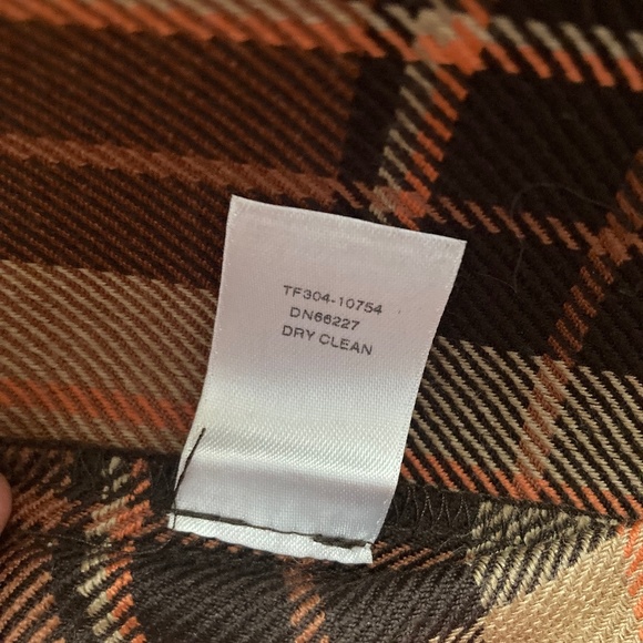 Vintage Pendleton Womens XL Plaid Wool Button Up Jacket Green Gray Pockets - Picture 7 of 8